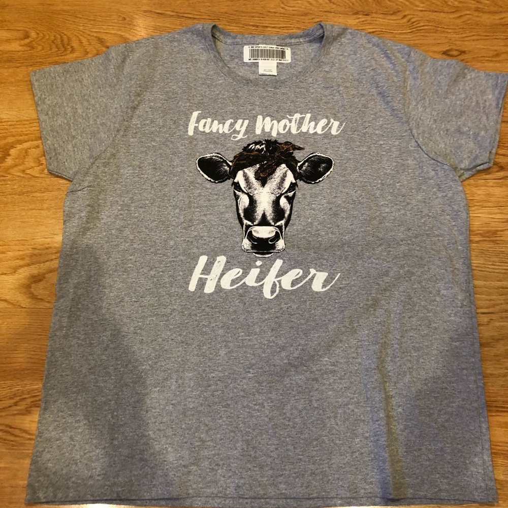 Ladies cute cow t-shirt